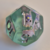 Mystic Unicorn 7-Piece Polydice Set D12 dice