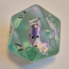 Mystic Unicorn 7-Piece Polydice Set D20 dice