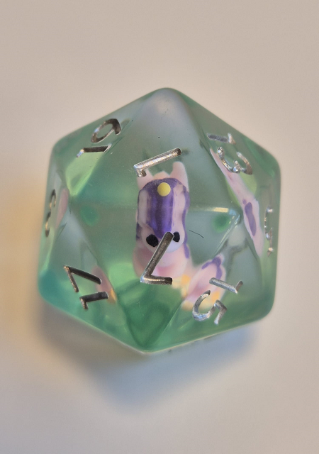 Mystic Unicorn 7-Piece Polydice Set D20 dice Mystic Unicorn 7-Piece Polydice Set D20 dice
