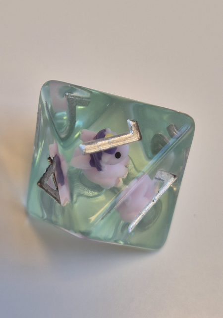 TTA-7D-Unicorn D8 Mystic Unicorn 7-Piece Polydice Set D8 dice