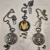 D&D Dice Pendant - 7-Piece Metal Dice Set - Paladin