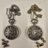 D&D Dice Pendant - 7-Piece Metal Dice Set - Steampunk