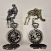 D&D Dice Pendant - 7-Piece Metal Dice Set - Swords